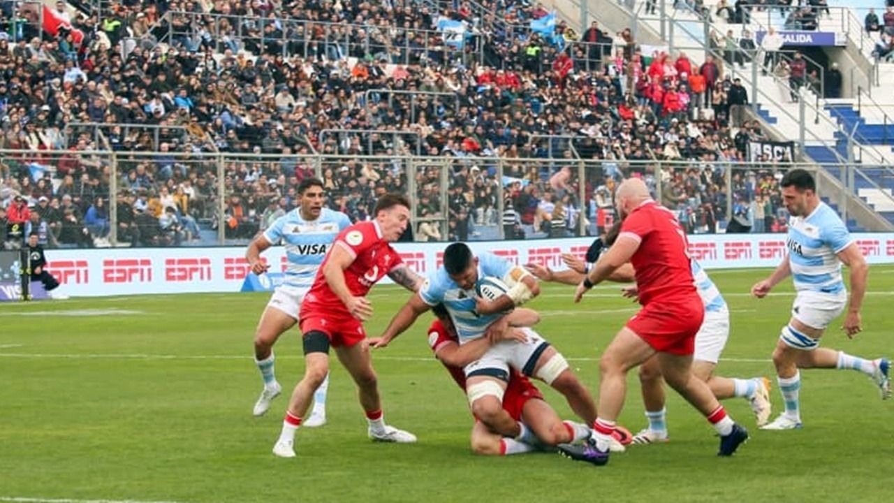 Los Pumas le ganaron a Gales 35-21 en una fiesta del rugby en San Juan
