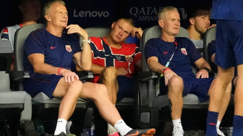 Por qué Haaland salió en el tiempo extra ante Inglaterra