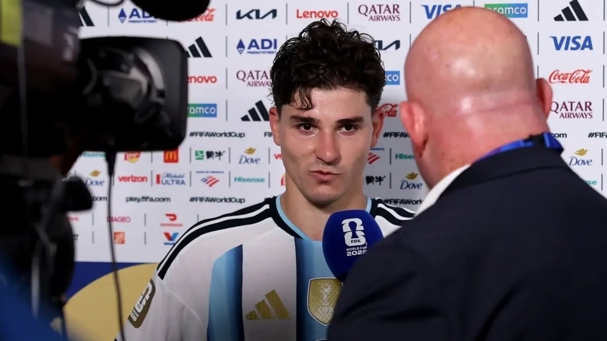 Julián Álvarez habló del cruce con Inglaterra: “Vamos a ir por todo”
