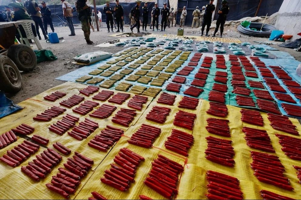 Perú secuestró 5.213 cartuchos de dinamita para minería ilegal