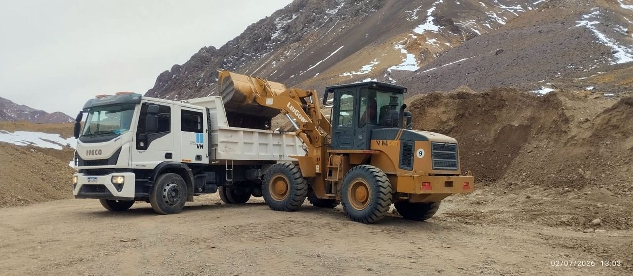 Avanzan las obras de Vialidad Nacional para mejorar el camino hacia Agua Negra