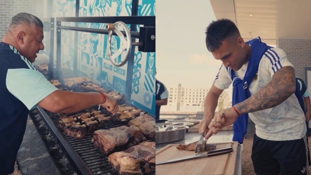 La Selección Argentina cerró su etapa en Kansas con el tradicional asado 
