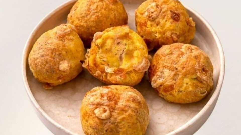 Cómo hacer bollitos de zapallo y queso sin gluten en freidora de aire