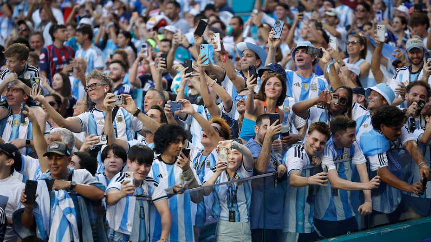 Prohibieron banderas sobre Malvinas en la semifinal entre Argentina e Inglaterra