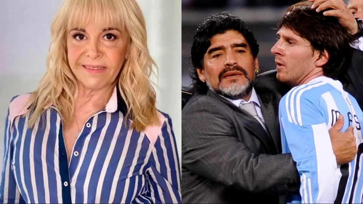 La confesión de Claudia sobre lo que Maradona pensaba de Messi