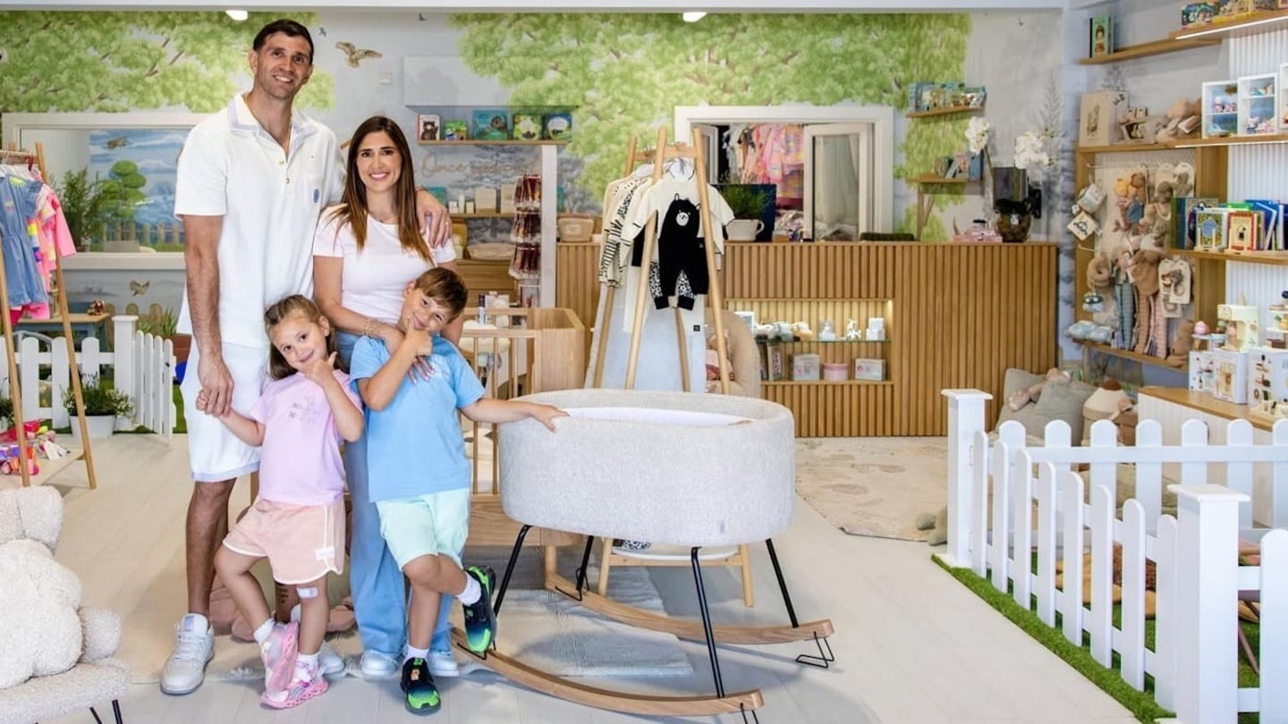 Así es la marca premium de diseño infantil de Mandinha y Dibu Martínez