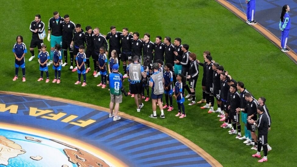 Así sonó el Himno Nacional en la semifinal del Mundial contra Inglaterra