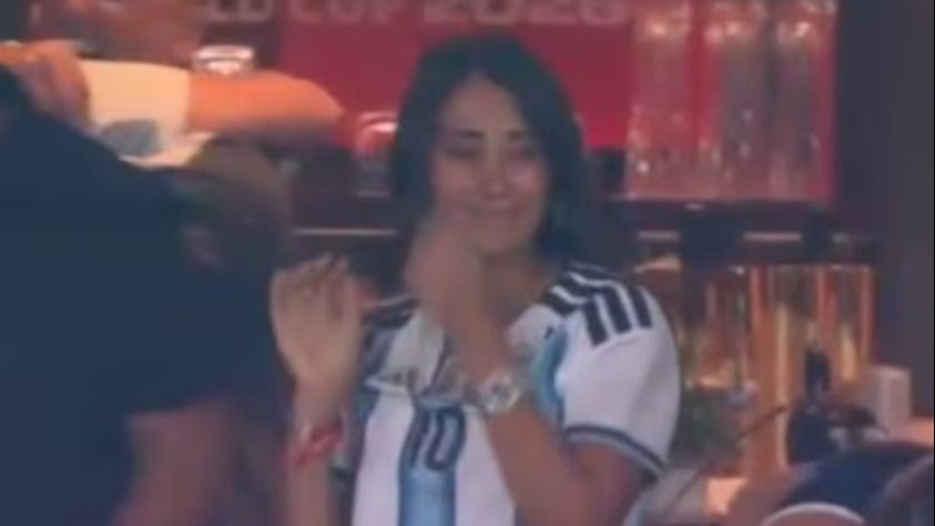 Antonela rompió en llanto tras el empate de Enzo ante Inglaterra