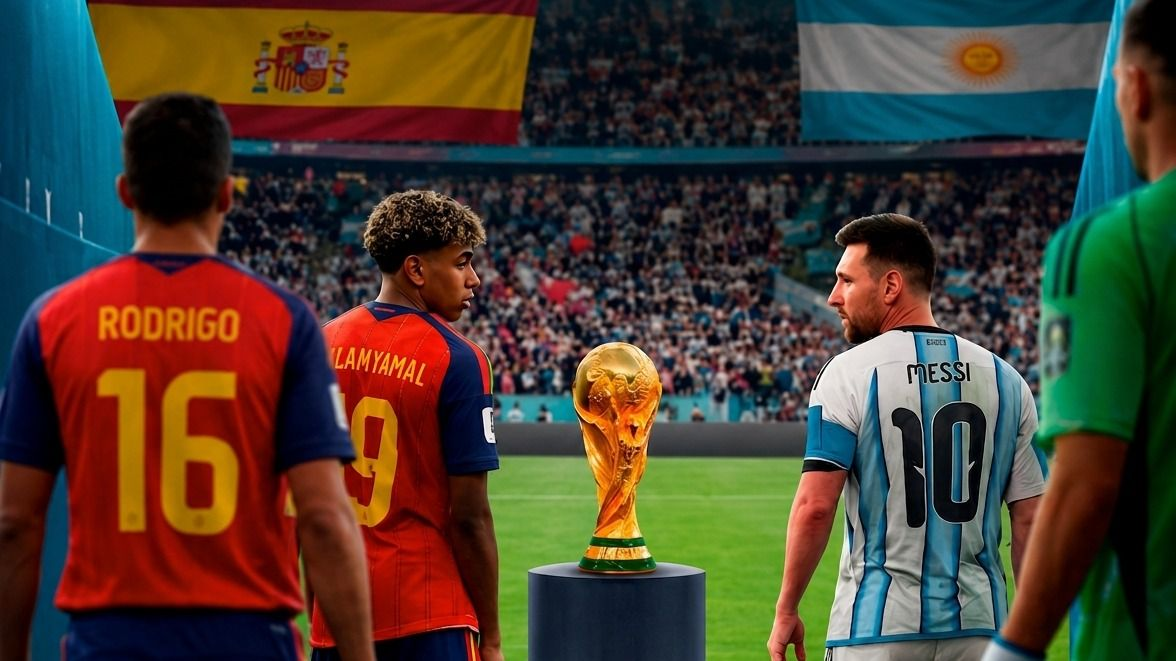 Argentina y España: el antecedente que ilusiona a la Scaloneta