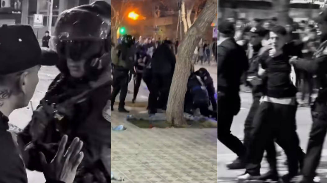 De la euforia por Argentina a los disturbios y detenidos en la plaza 25 de Mayo