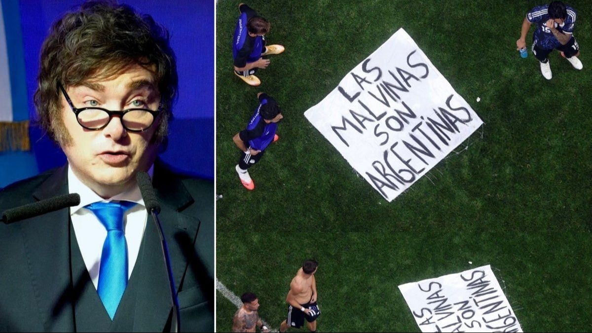 Milei y la bandera de las Malvinas: "Son argentinas y las vamos a recuperar"