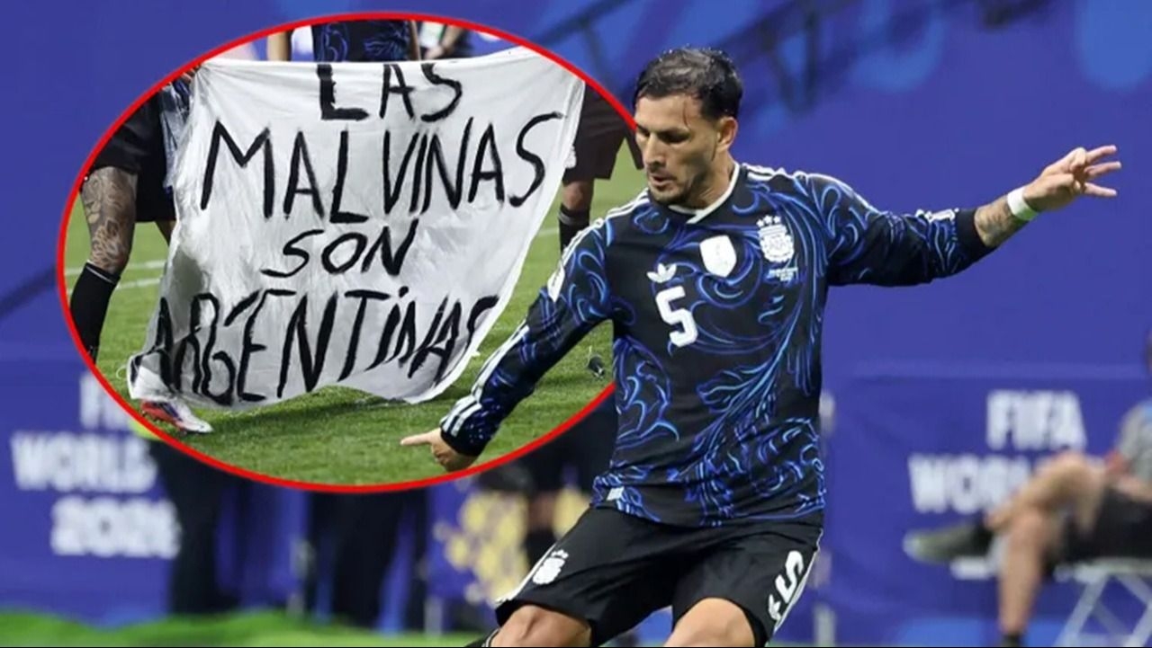 Paredes habló de la bandera de Malvinas tras el triunfo ante Inglaterra