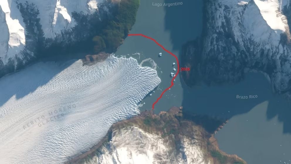 Confirman que el glaciar Perito Moreno dejó de ser inamovible