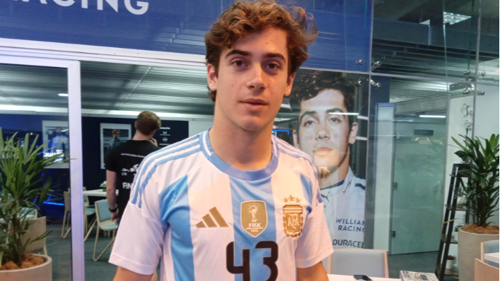 "Representa a todos los argentinos": Colapinto elogió a la Selección en Bélgica