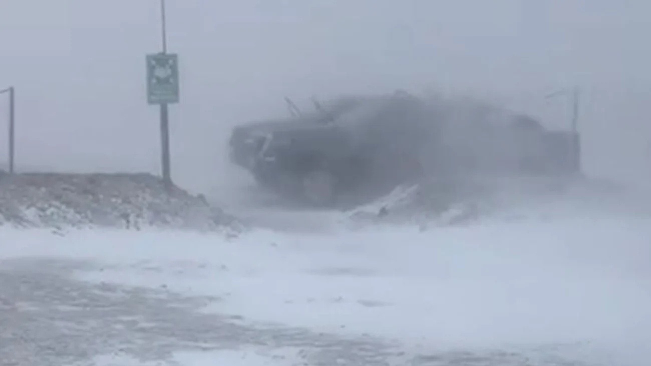 Alerta por nevadas intensas en cinco departamentos de San Juan