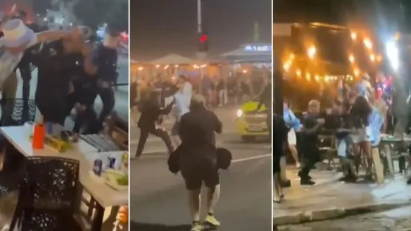 Batalla campal entre argentinos y brasileños tras la final del Mundial