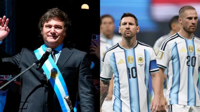 Milei elogió a la Selección Argentina: "Es el grupo más importante de la historia"