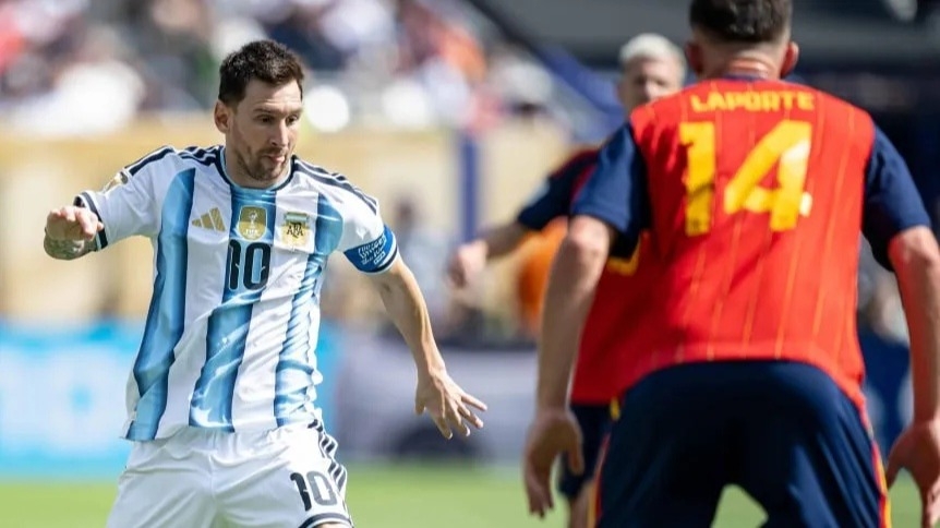 España propuso jugar la Finalissima y que sea el último partido de Messi