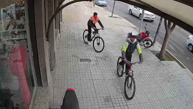 Captaron a dos jóvenes que robaron una bicicleta en Capital 
