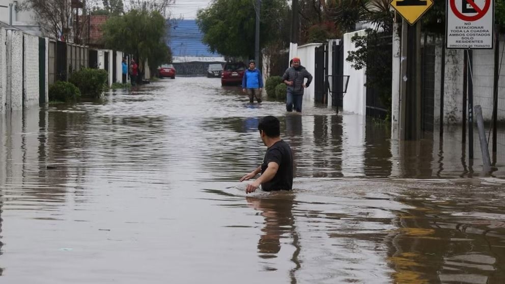 Chile declaró el estado de catástrofe tras un temporal en diferentes regiones del país