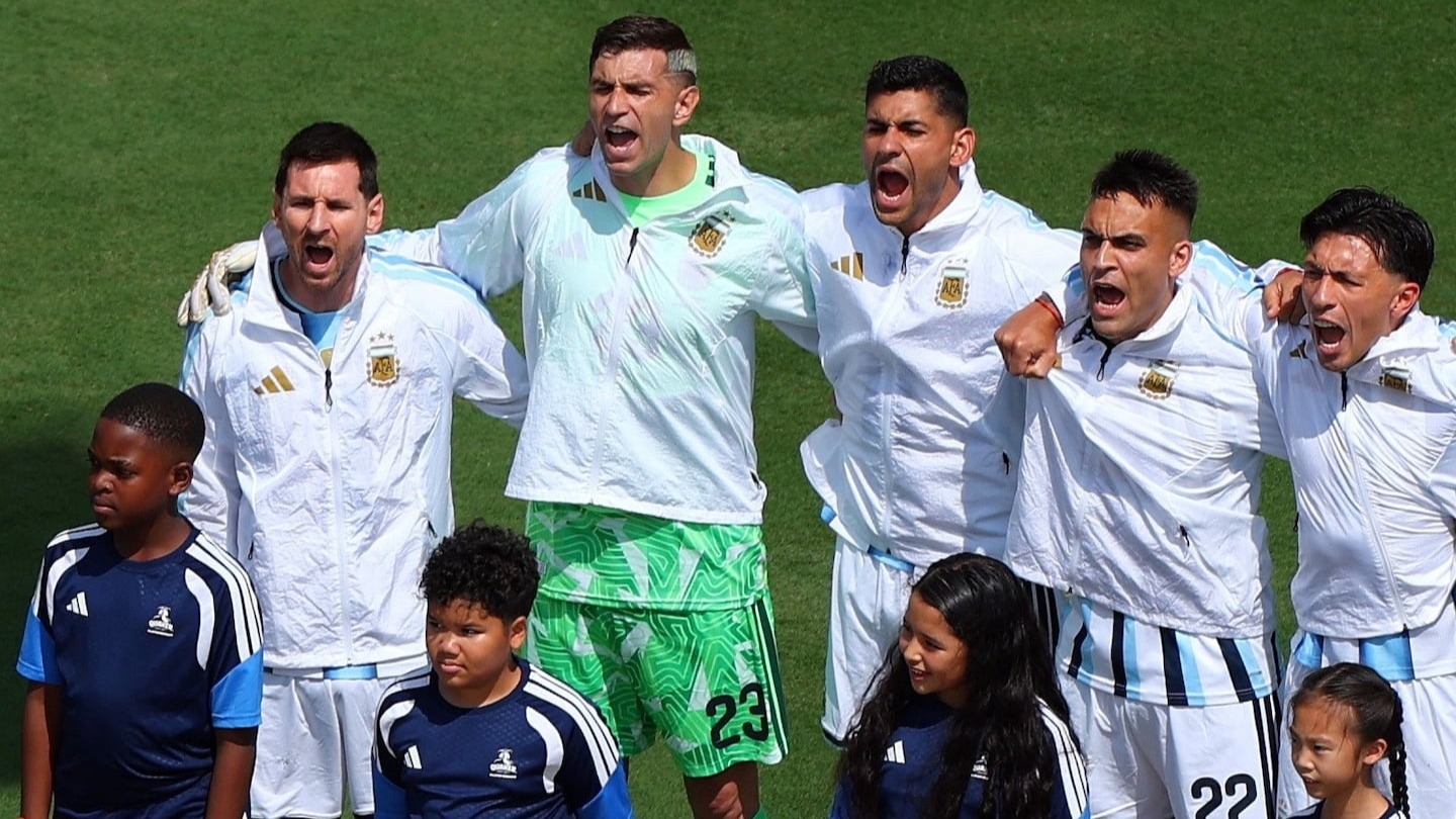 Se filtró el video completo de la arenga de Messi en la final del Mundial