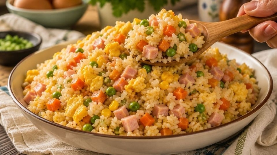 El secreto para lograr un arroz tres delicias suelto y con gran sabor