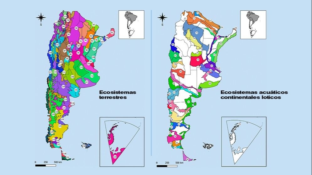 Científicos mapean 133 ecosistemas argentinos con detalle sin precedentes