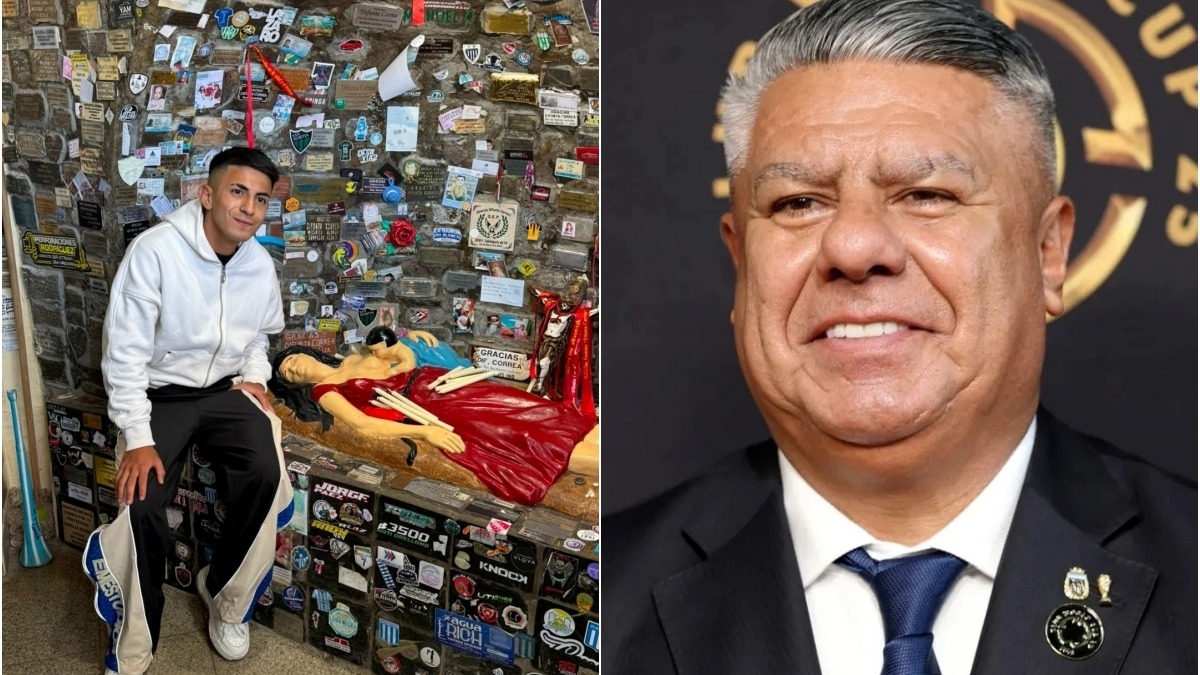 Chiqui Tapia destacó el gesto de Thiago Almada a la Difunta Correa
