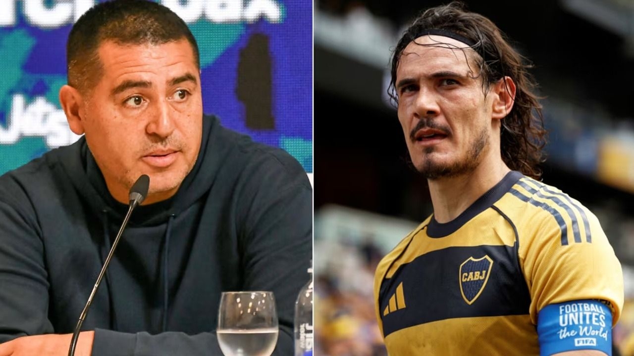 Riquelme lamentó la salida de Cavani y elogió su paso por Boca