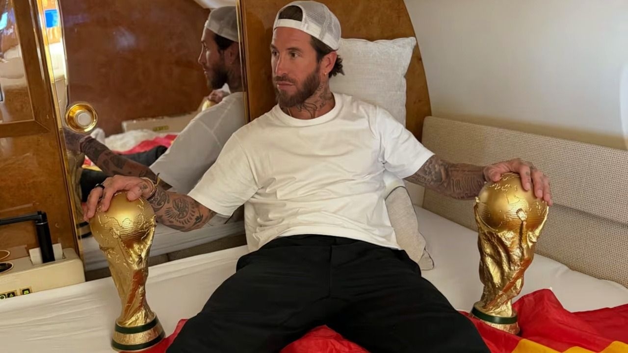 Sergio Ramos imitó una icónica foto de Messi y desató la furia de los argentinos