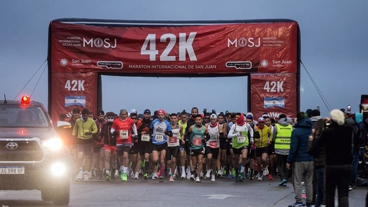 Maratón Internacional en San Juan: todas las calles que estarán cortadas este fin de semana