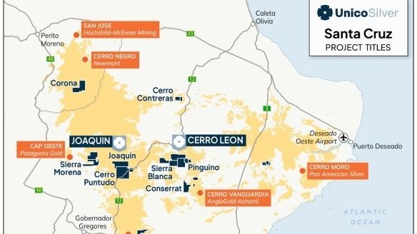 Unico Silver suma altas leyes de oro y plata en Santa Cruz y avanza a la prefactibilidad