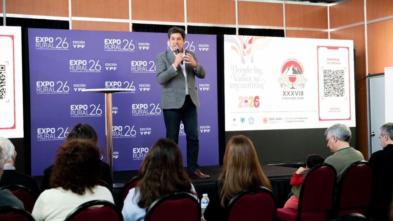 San Juan presentó en La Rural el Concurso Nacional de Cata de Vinos
