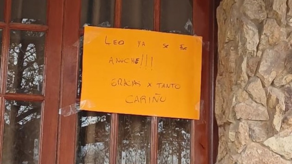 El emotivo mensaje que apareció en la casa de los padres de Scaloni tras su partida