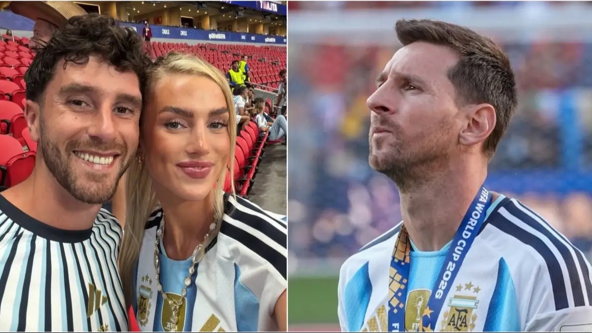 La novia de Senesi mostró el regalo que Messi le hizo a sus compañeros