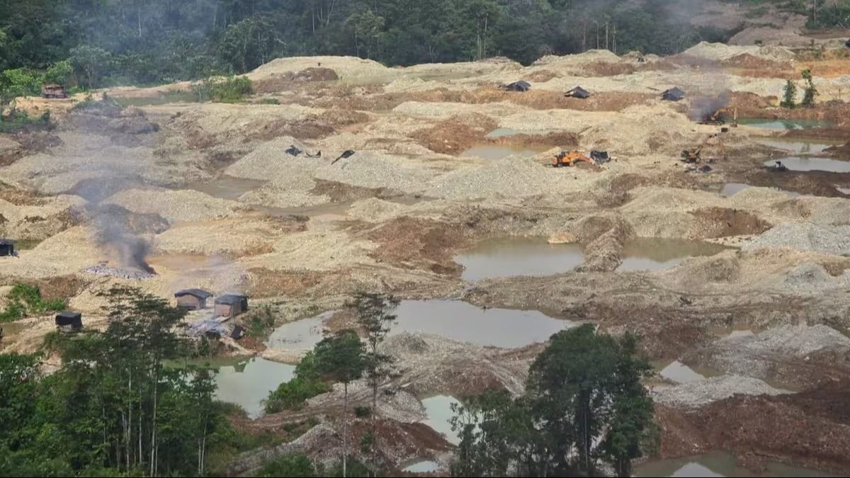 Nueve campamentos de minería ilegal destruidos en Ecuador