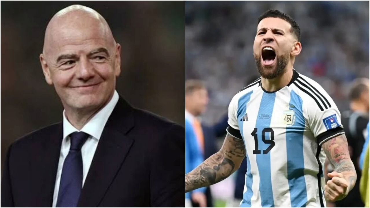 Infantino despidió a Otamendi: "Tu legado perdurará para siempre"