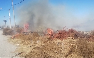 Por el Zonda inician operativo de seguridad para evitar incendios