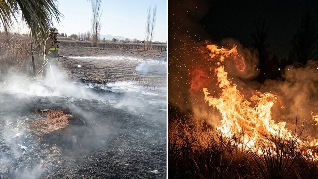 El Zonda provocó una seguidilla de incendios y puso en alerta a San Juan