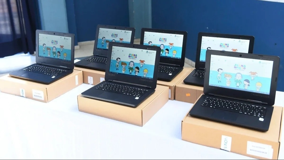 Confirmaron cuándo será la nueva entrega de computadoras en San Juan