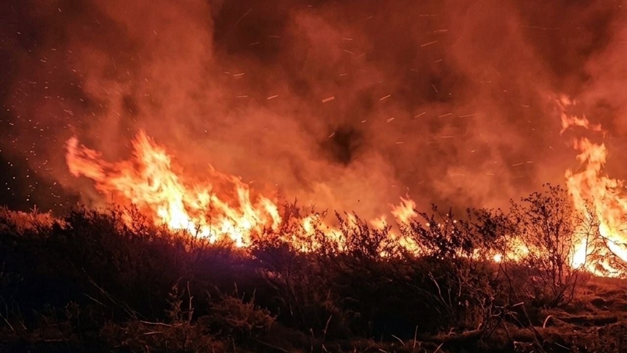 El viento Zonda provocó fuertes incendios en Jáchal y Caucete y dejó tres intoxicados