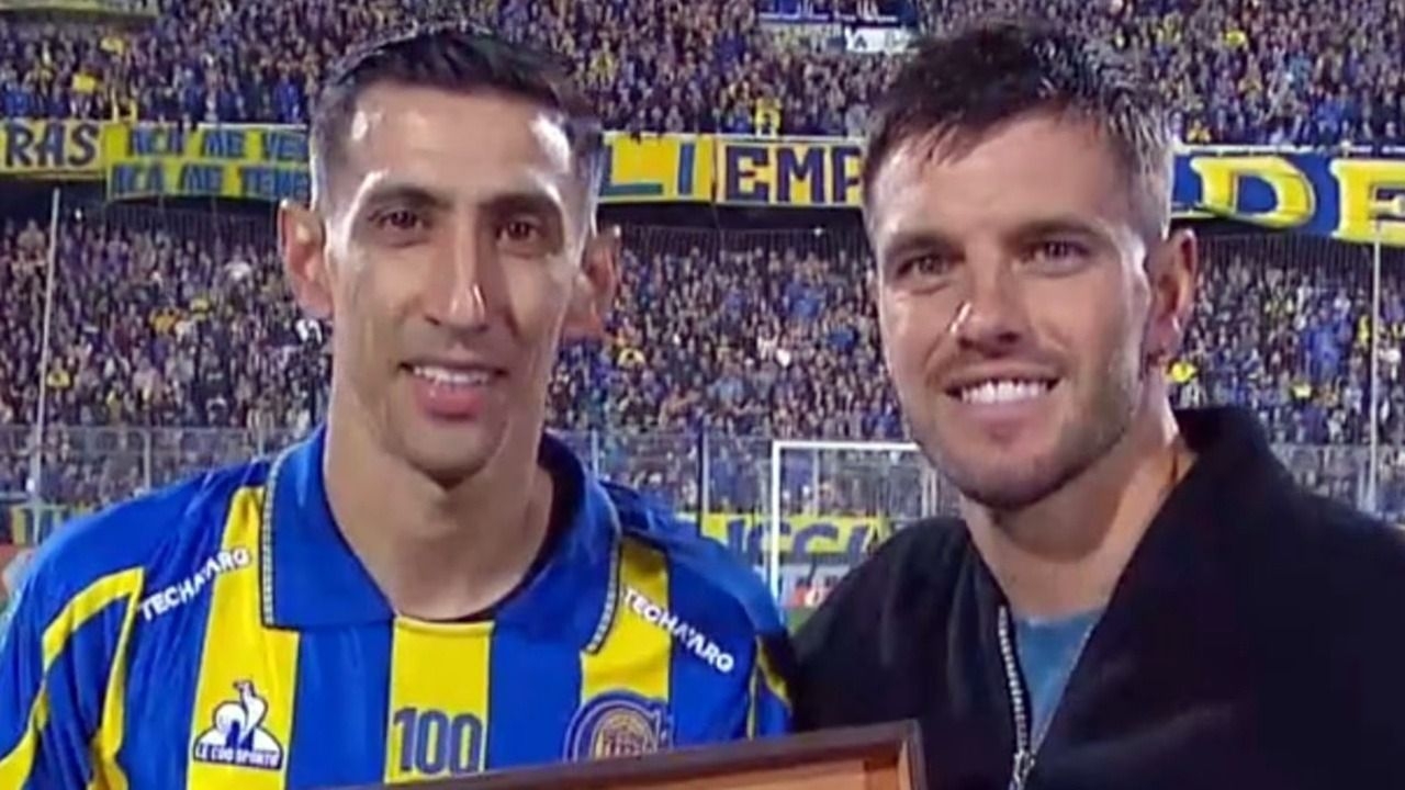 Rosario Central homenajeó a Giovani Lo Celso en el Gigante de Arroyito