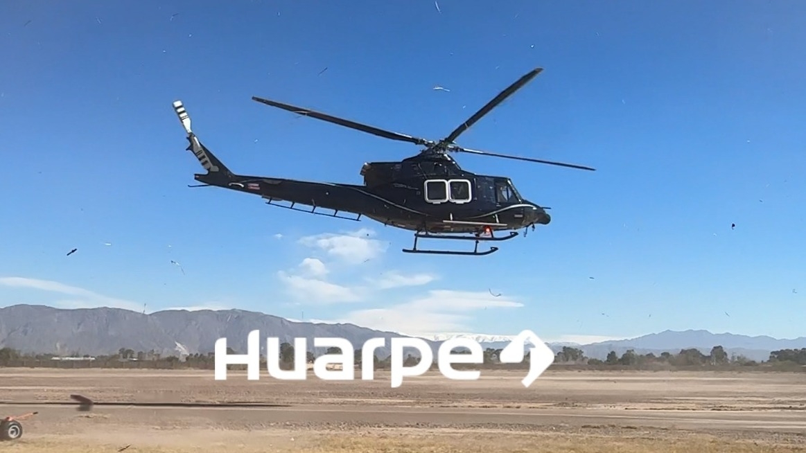 Confirman el siniestro del helicóptero con siete ocupantes en Valle Fértil