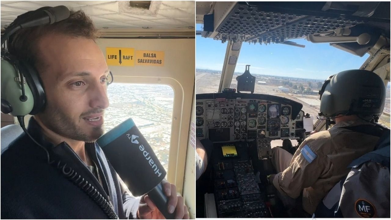 Periodistas de DIARIO HUARPE volaron en el helicóptero un día antes del accidente fatal