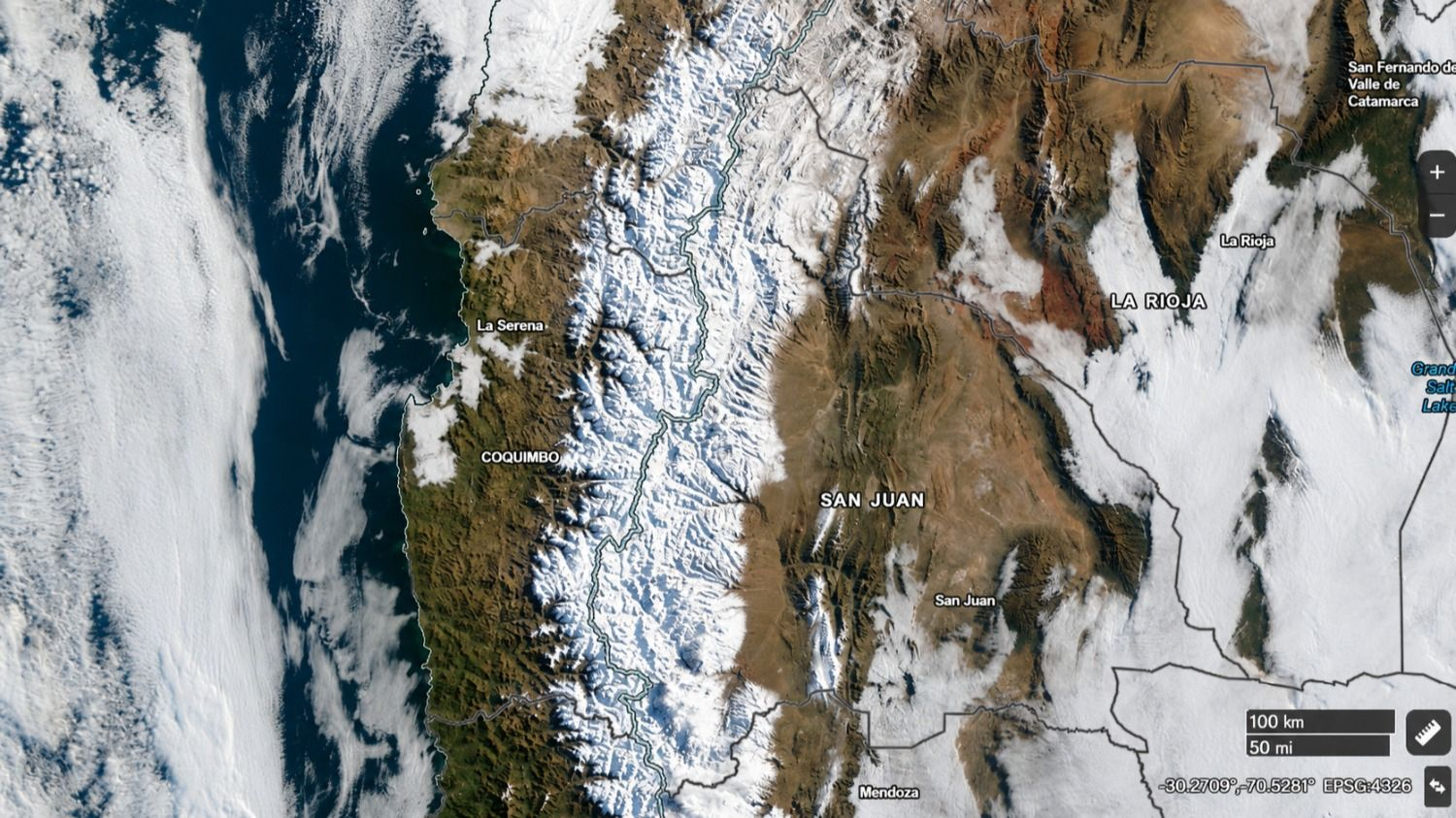San Juan espera un año hídrico extraordinario por las nevadas en cordillera