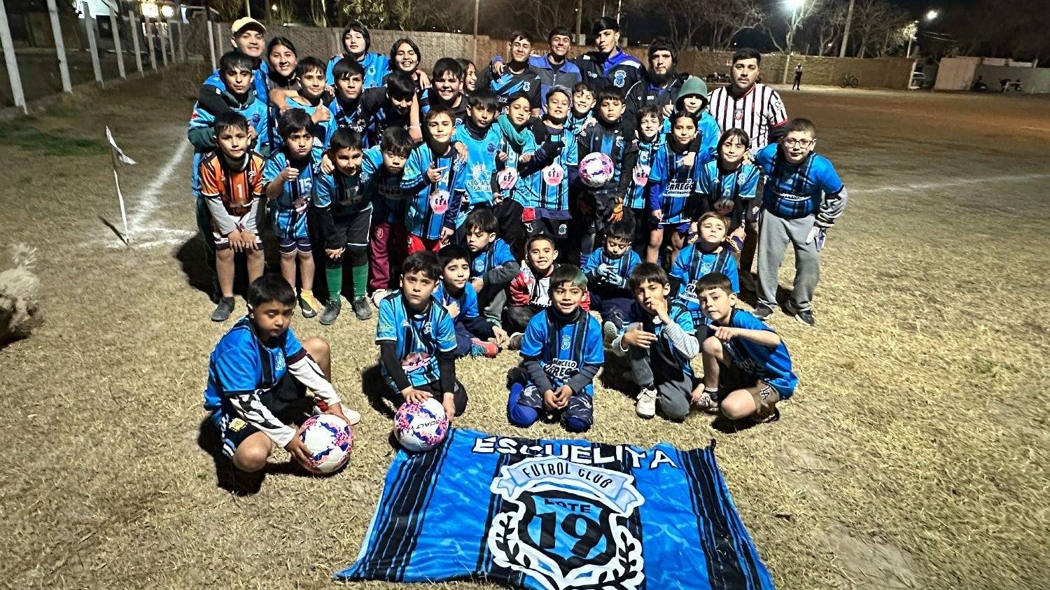 Escuelita Lote 19, fútbol, obras y contención que unen a una comunidad 
