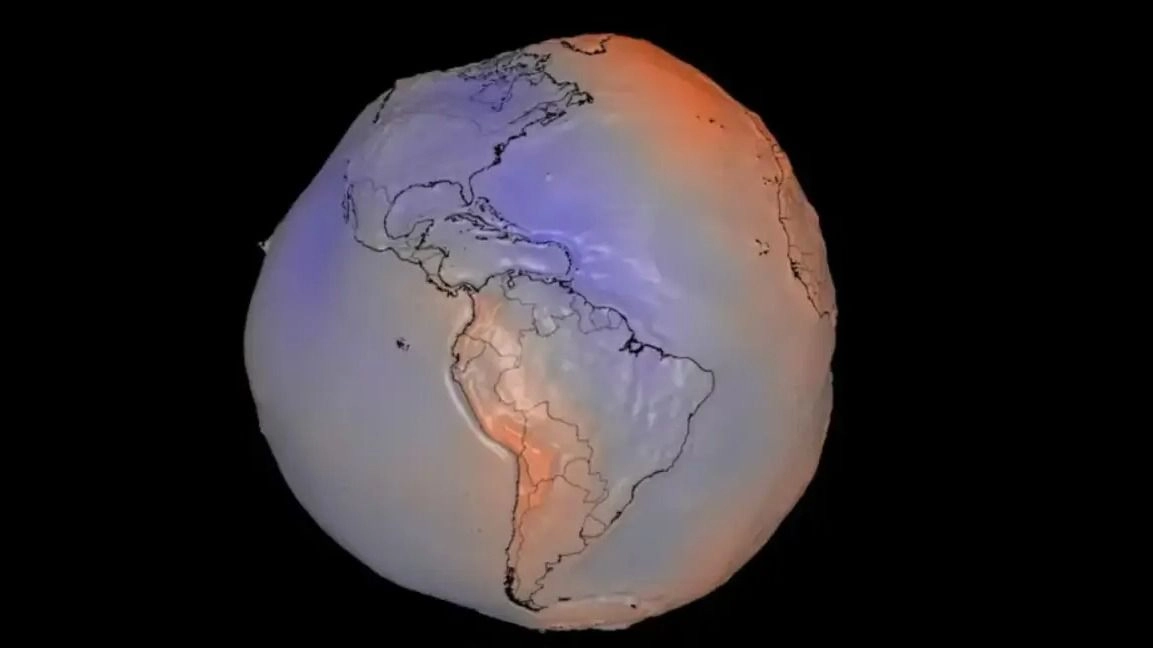 La NASA revela la verdadera forma de la Tierra con un modelo 3D inédito