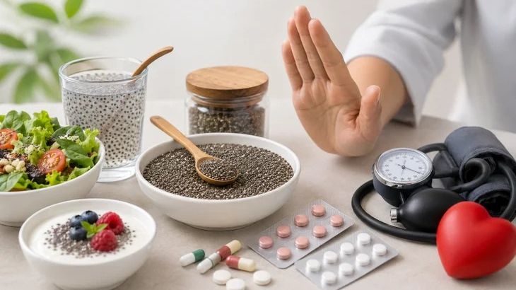 Los medicamentos que pueden interactuar con las semillas de chía