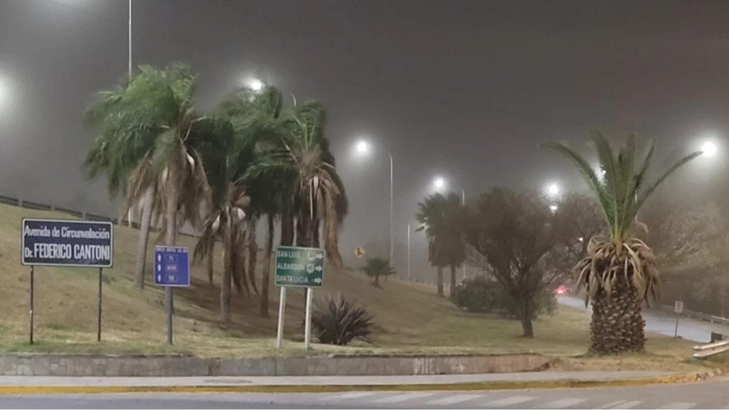 Tras el Zonda, a qué hora llega el viento Sur a San Juan