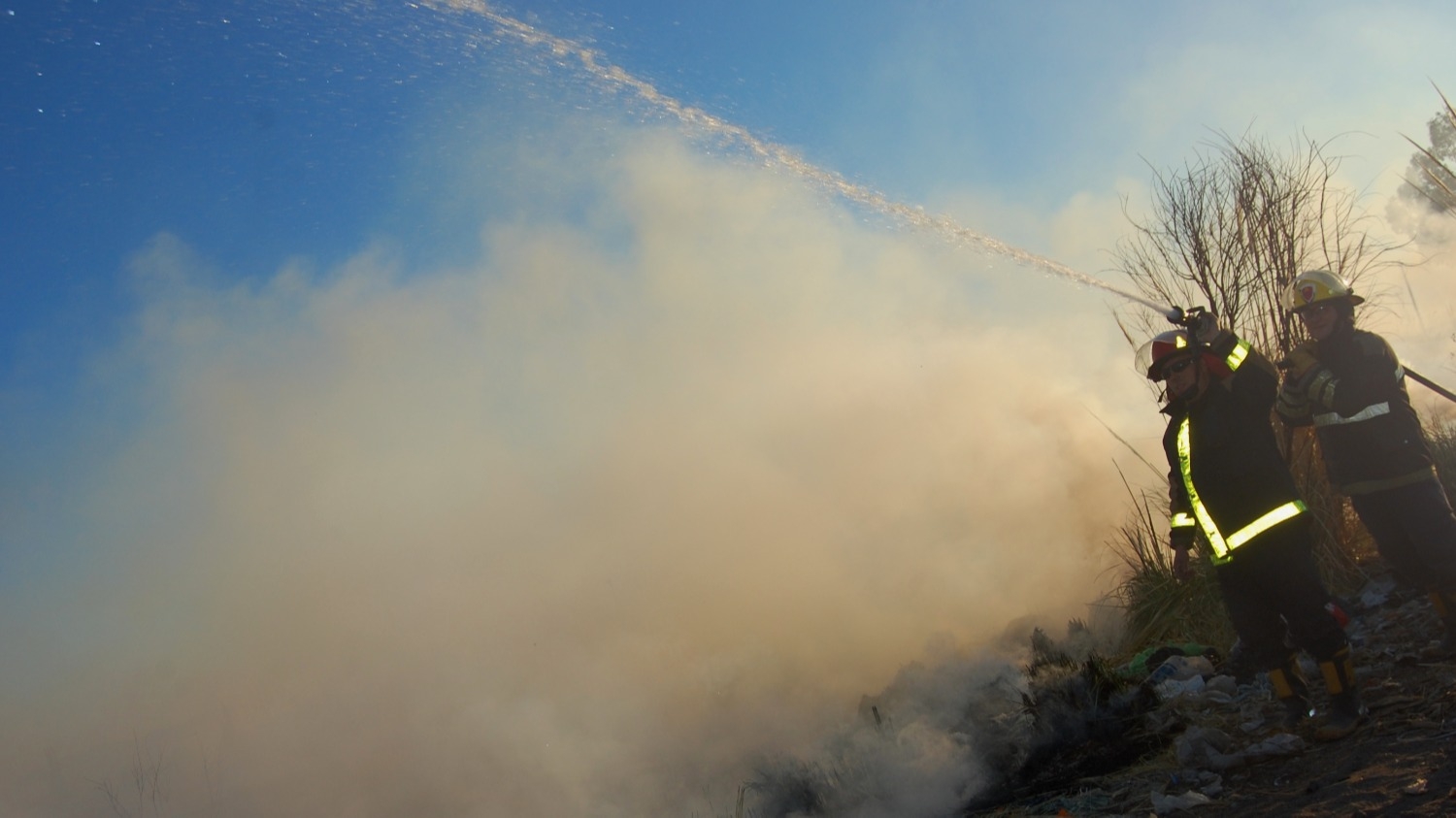 Un finquero perdió más de una hectárea producto del fuego 